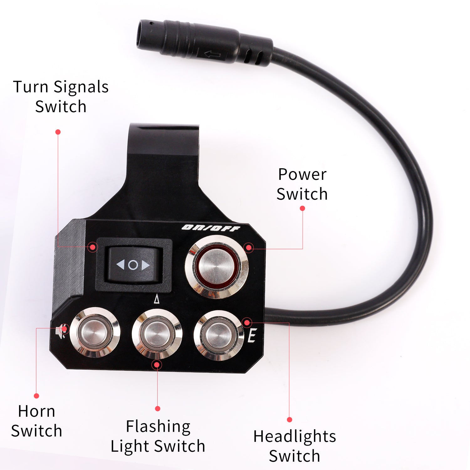 Commutateur de scooter électrique composite pour T107Max