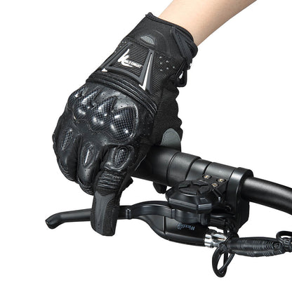 Motocicleta para todas as estações & Luvas para e-scooter – Prontas para tela sensível ao toque, respiráveis, proteção para os nós dos dedos