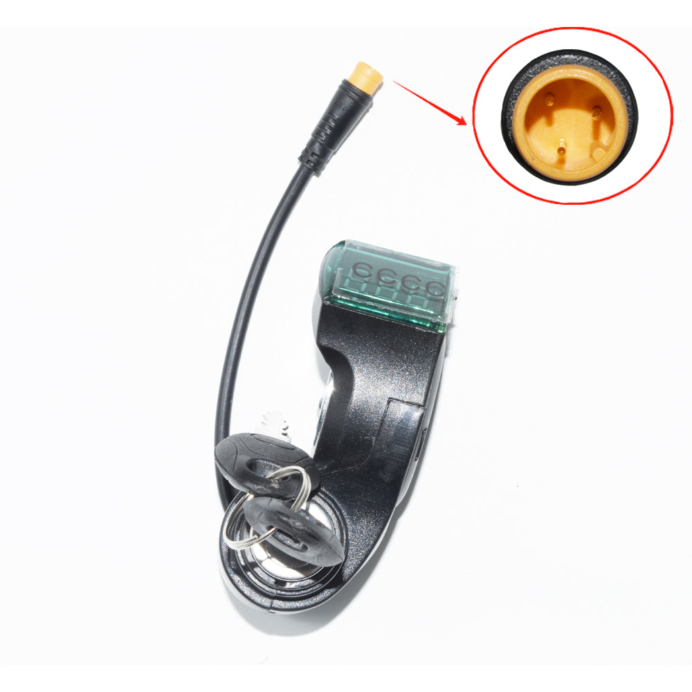 Bloqueo de llave de voltaje para Halo Knight Scooters