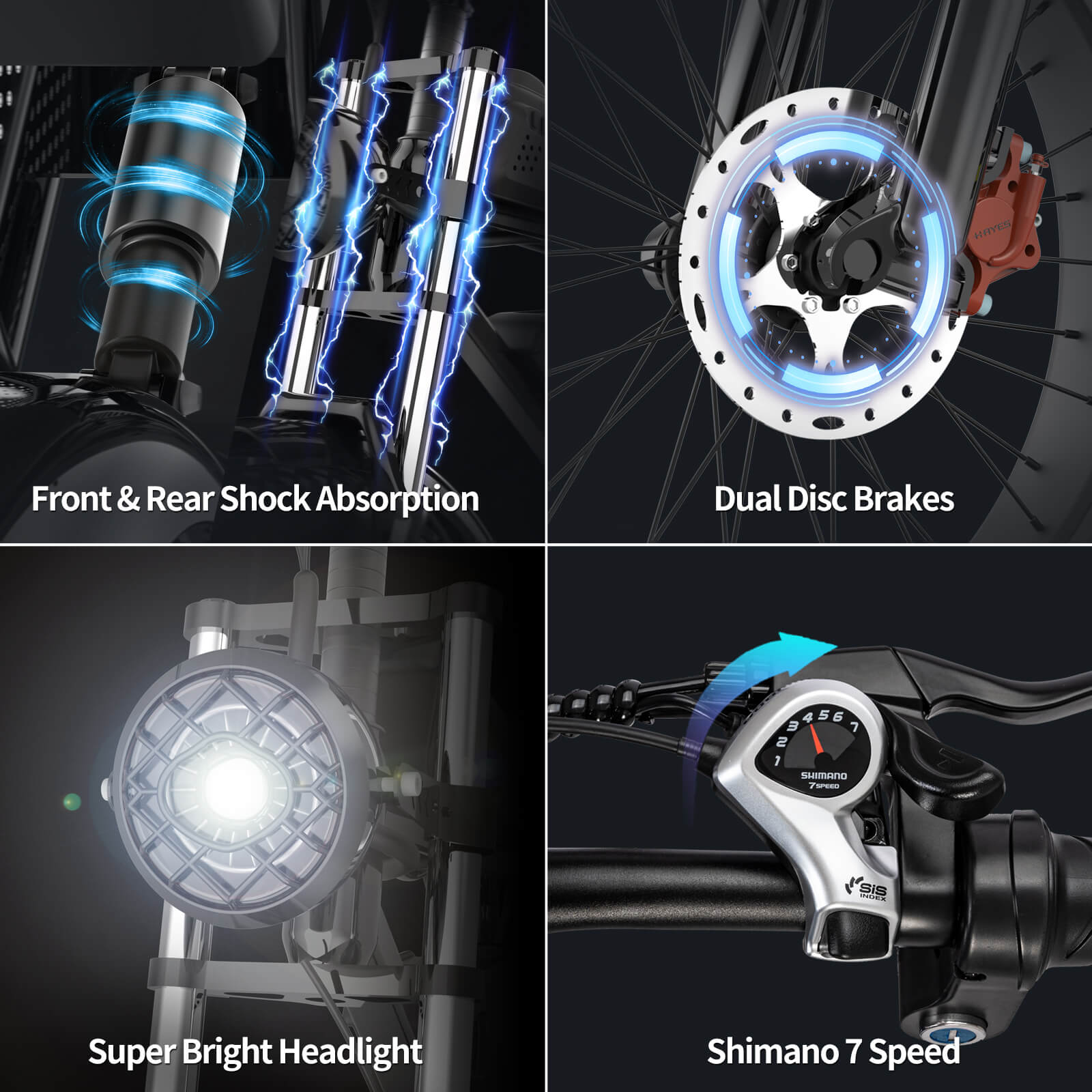 YVY Q20 48V 1500W 20Ah Electric Bike