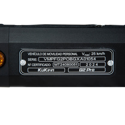 Kukirin G2 Pro (VMP) 48V 500W 15.6AH Scooter eléctrico