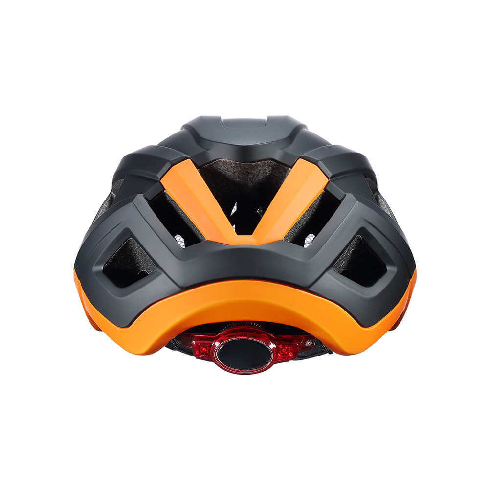 Capacete inteligente puro unicórnio-preto fosco com luz traseira LED para bicicleta eletrônica, e-scooter e motocicleta compatível