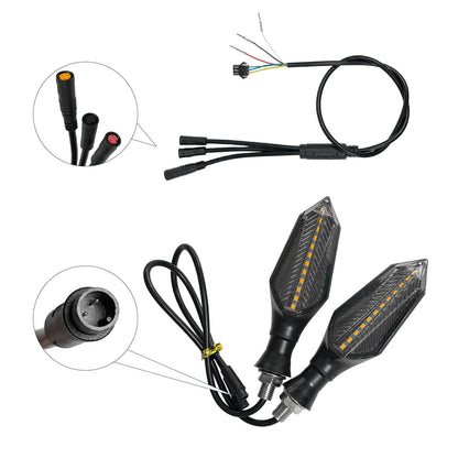 Señal de giro trasera 12V/60V para scooters de halo Knight