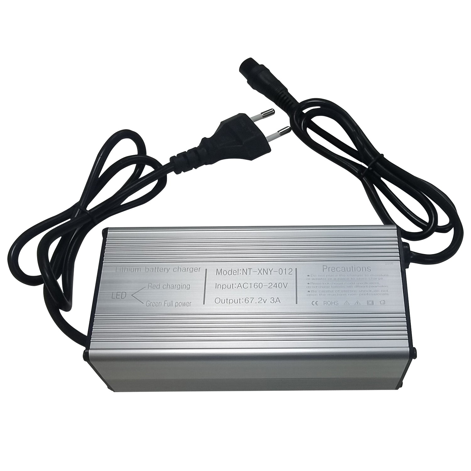 Carregadores 52V/ 60V/ 72V para scooters de cavaleiro de Halo