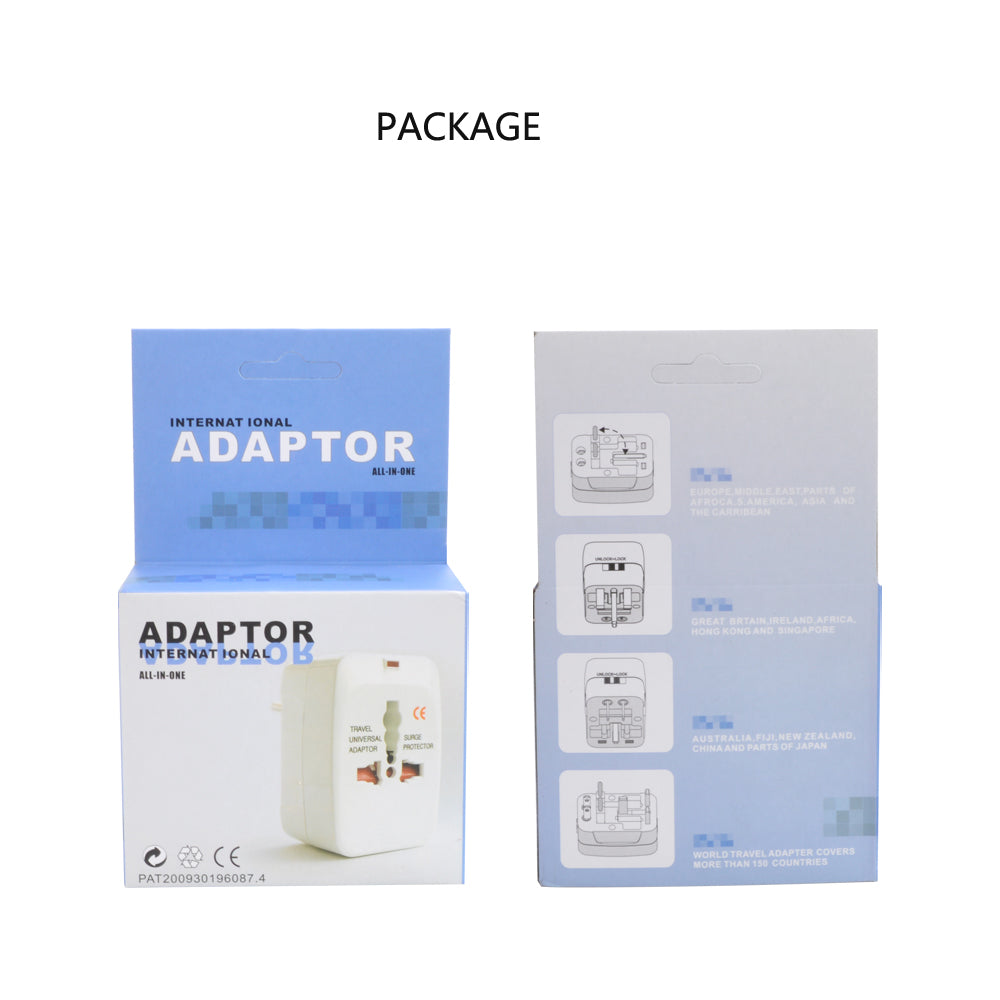 Adattatore per caricabatterie con prese EU, US, AU, UK