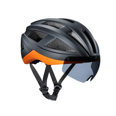 PURE UNICORN Smart Helmet – Matte Black with LED Rear Light for E-Bike, E-Scooter, Motorcycle Compatible