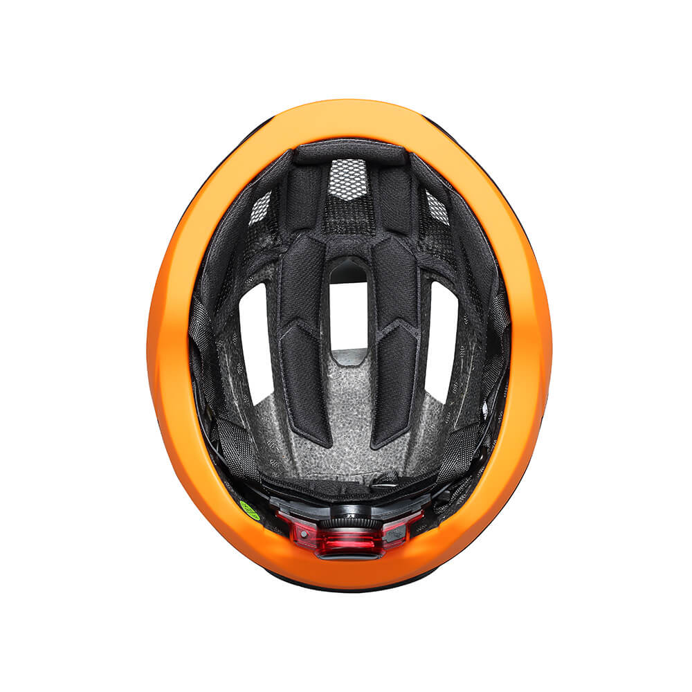 Capacete inteligente puro unicórnio-preto fosco com luz traseira LED para bicicleta eletrônica, e-scooter e motocicleta compatível