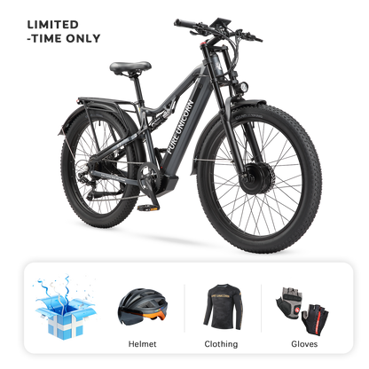 PURE UNICORN U7 48V 2000W 19.2Ah Dual Motor Electric Bike