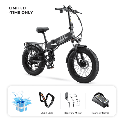 Pure Unicorn U4 48V 1000W 15Ah Bike eléctrico - Juego de regalos gratuitos limitados