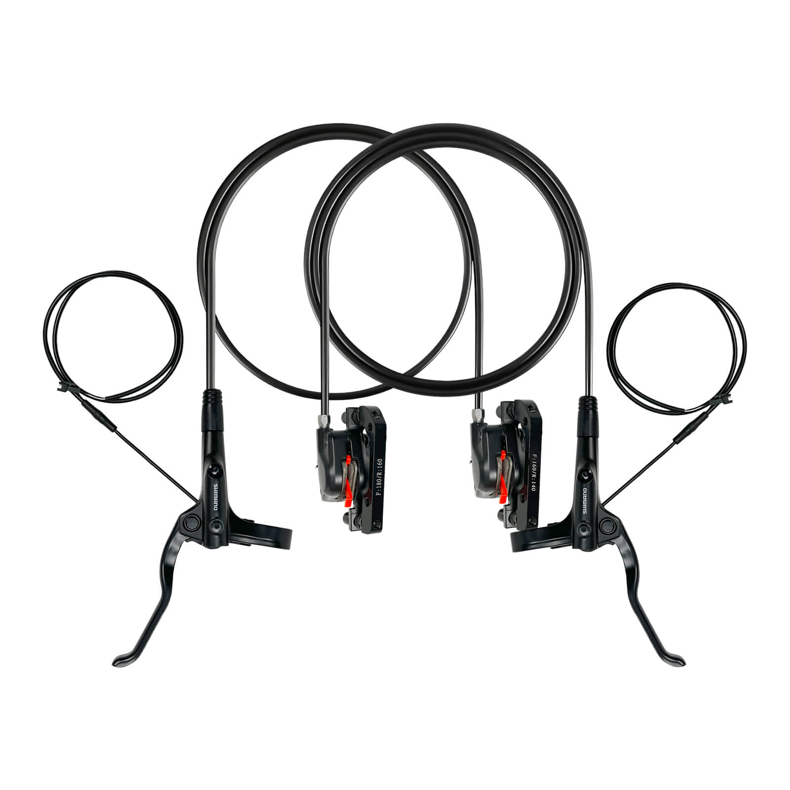 Hydraulic Brake Upgrade Kit for HALO KNIGHT H02 Electric Bike – Front & Rear Set
