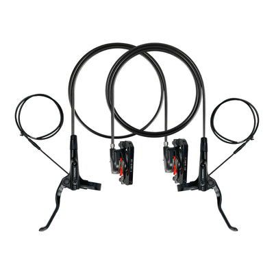 Hydraulic Brake Upgrade Kit for HALO KNIGHT H02 Electric Bike – Front & Rear Set