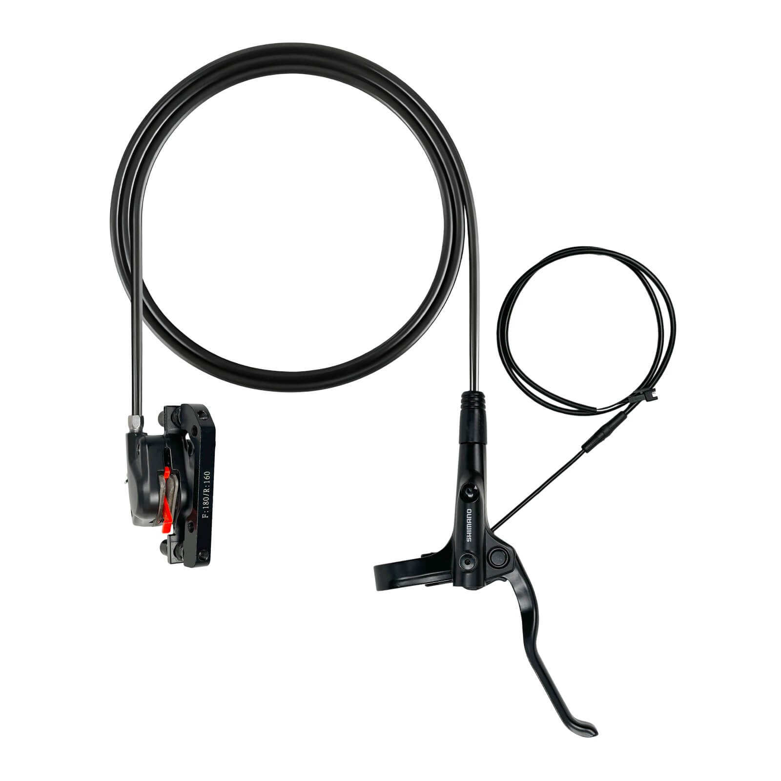 Hydraulic Brake Upgrade Kit for HALO KNIGHT H02 Electric Bike – Front & Rear Set