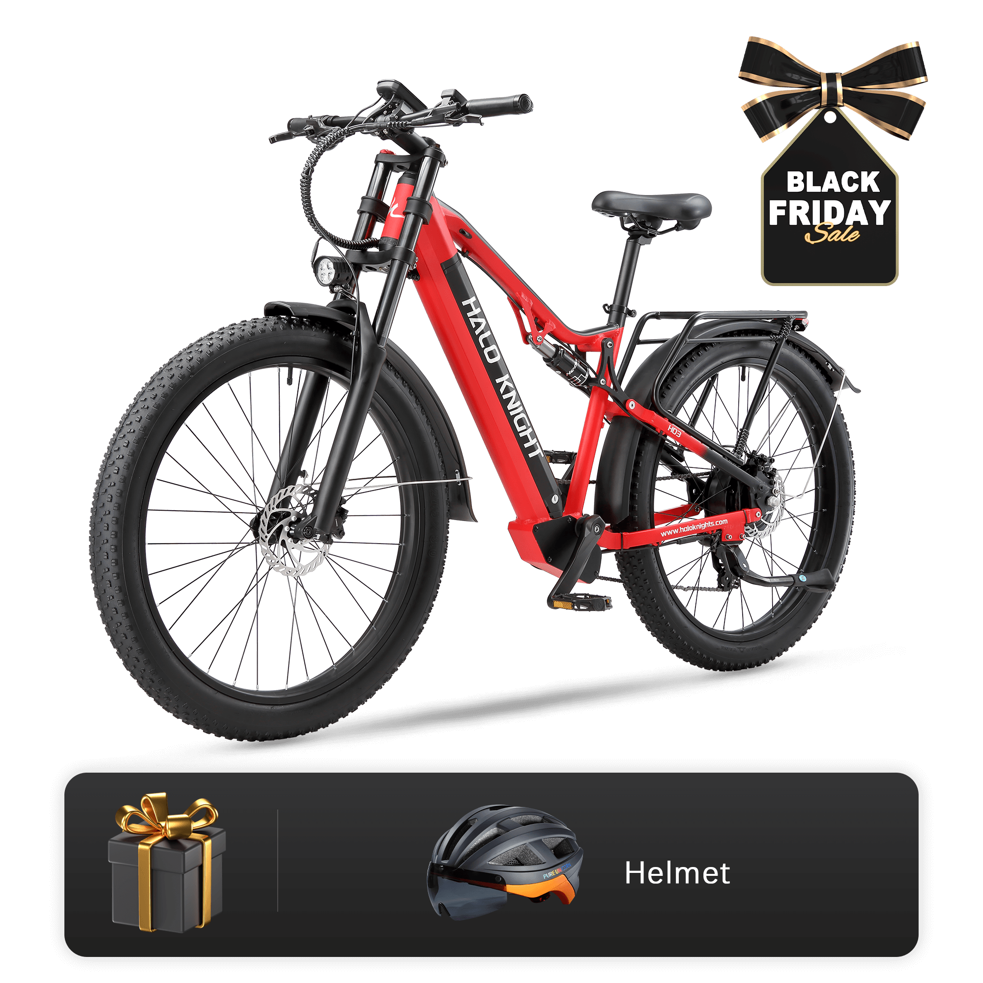 HALO KNIGHT H03 48V 1000W 19.2Ah Electric Bike