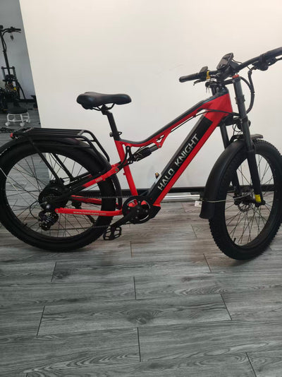 HALO KNIGHT Bicicleta eléctrica H03 48 V 1000 W 19,2 Ah - Unidad de demostración oficial · Certificada y completamente probada