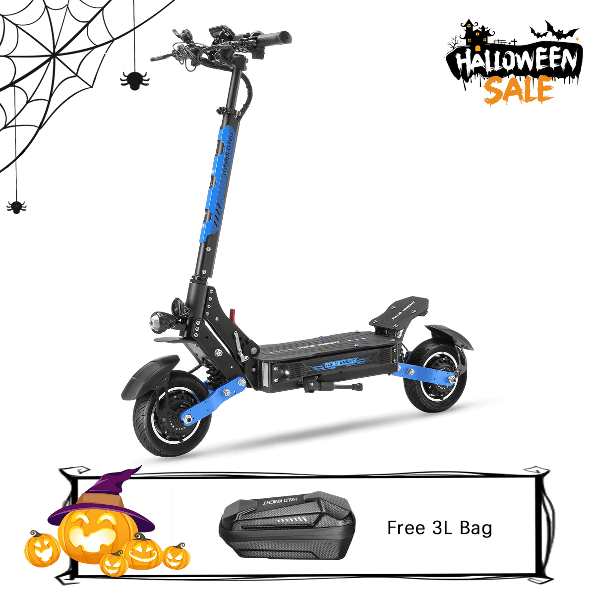 HALO KNIGHT T108 52V 2400W 28.8Ah Dual Motor Electric Scooter