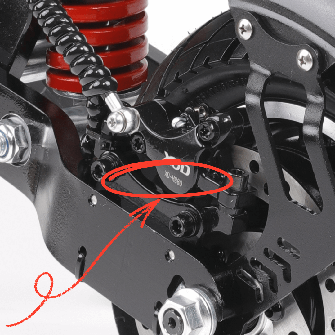 Xod freio para scooters de cavaleiro halo