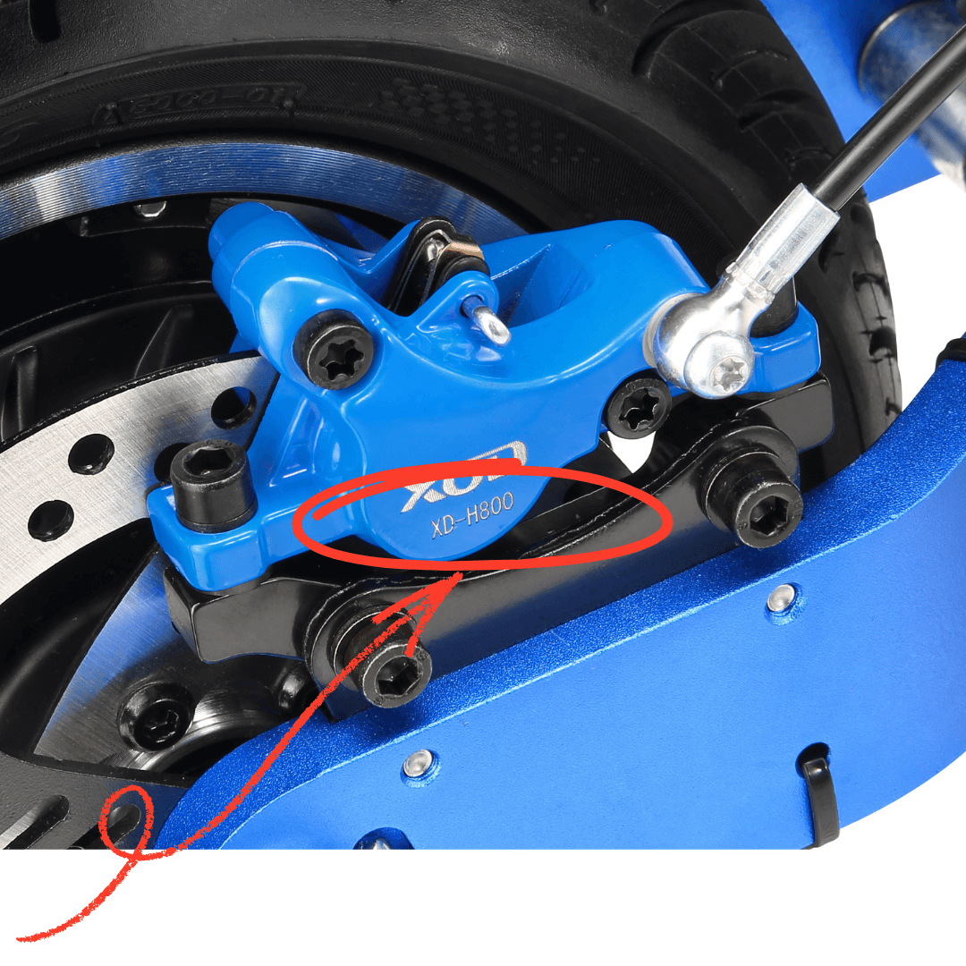 Xod freio para scooters de cavaleiro halo