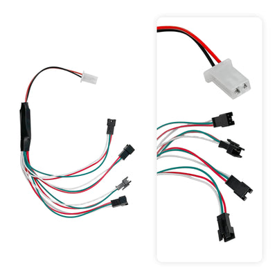 3 en 1/4 en 1 placa controladora para luces RGB