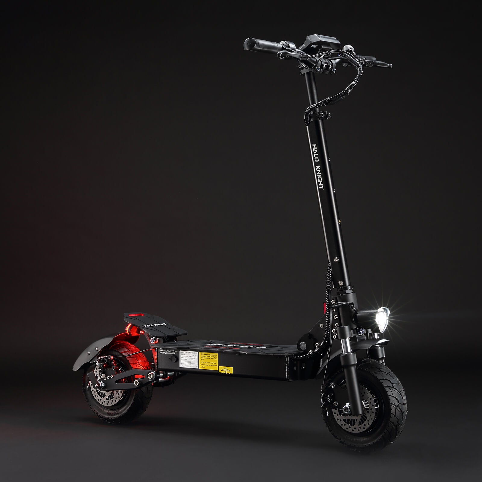 Halo Knight T104 (versión estadounidense) 52V 2400W 21AH Scooter eléctrico de doble motor