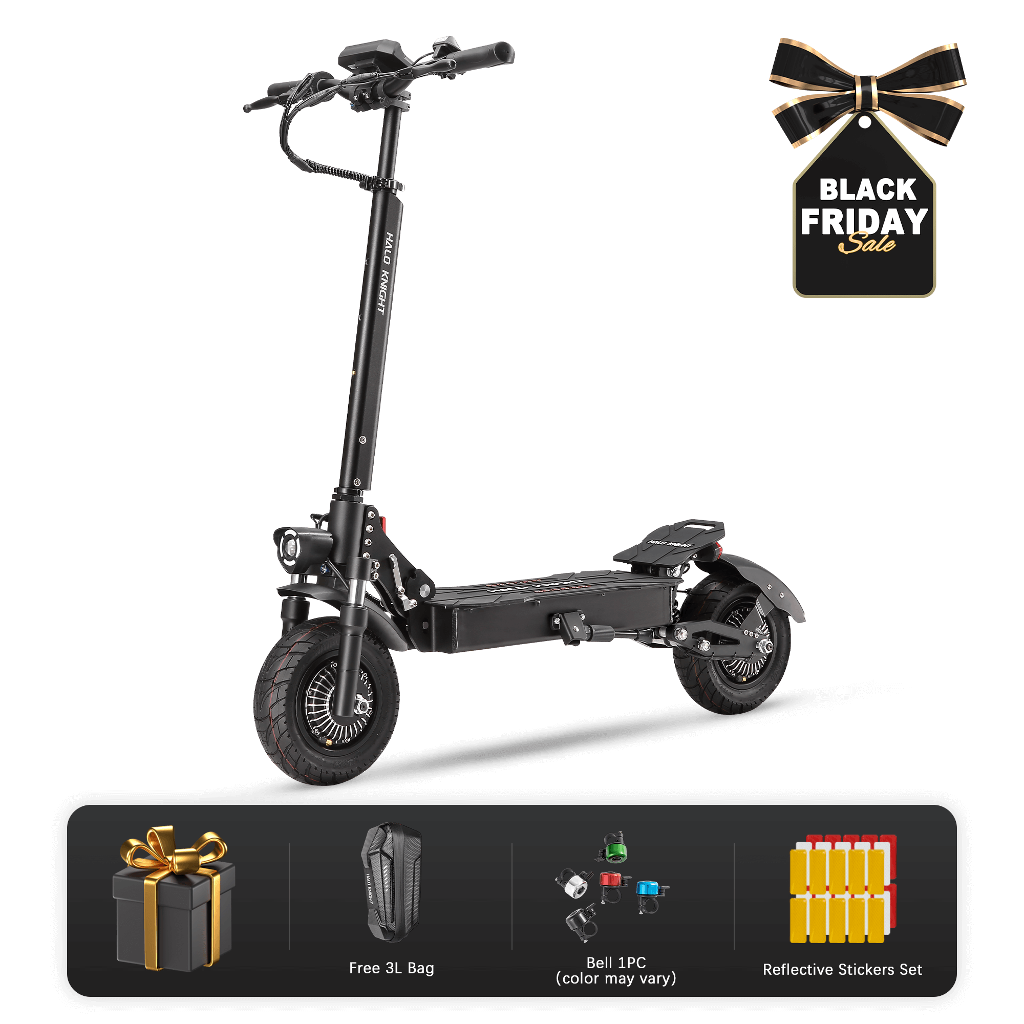 HALO KNIGHT T104 52V 2400W 21Ah Dual Motor Electric Scooter (Upgraded Version)