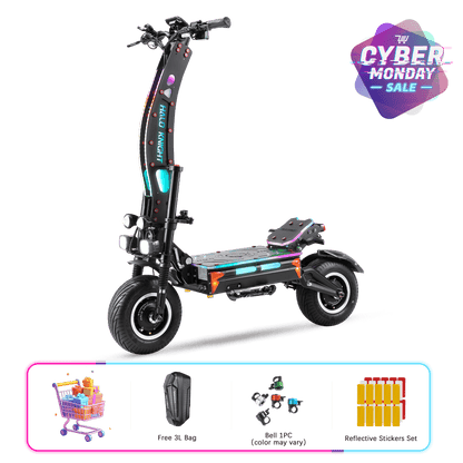 HALO KNIGHT T107MAX 72V 8000W 50 AH Scooter elettrico a doppio motore