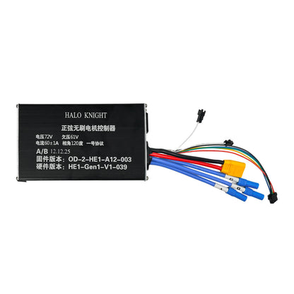 Yuinli 72V 60A Controller Compatible with LCD Display for HALO KNIGHT T107Max