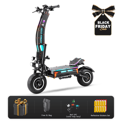 HALO KNIGHT T107Max 72V 8000W 50Ah Dual Motor Electric Scooter