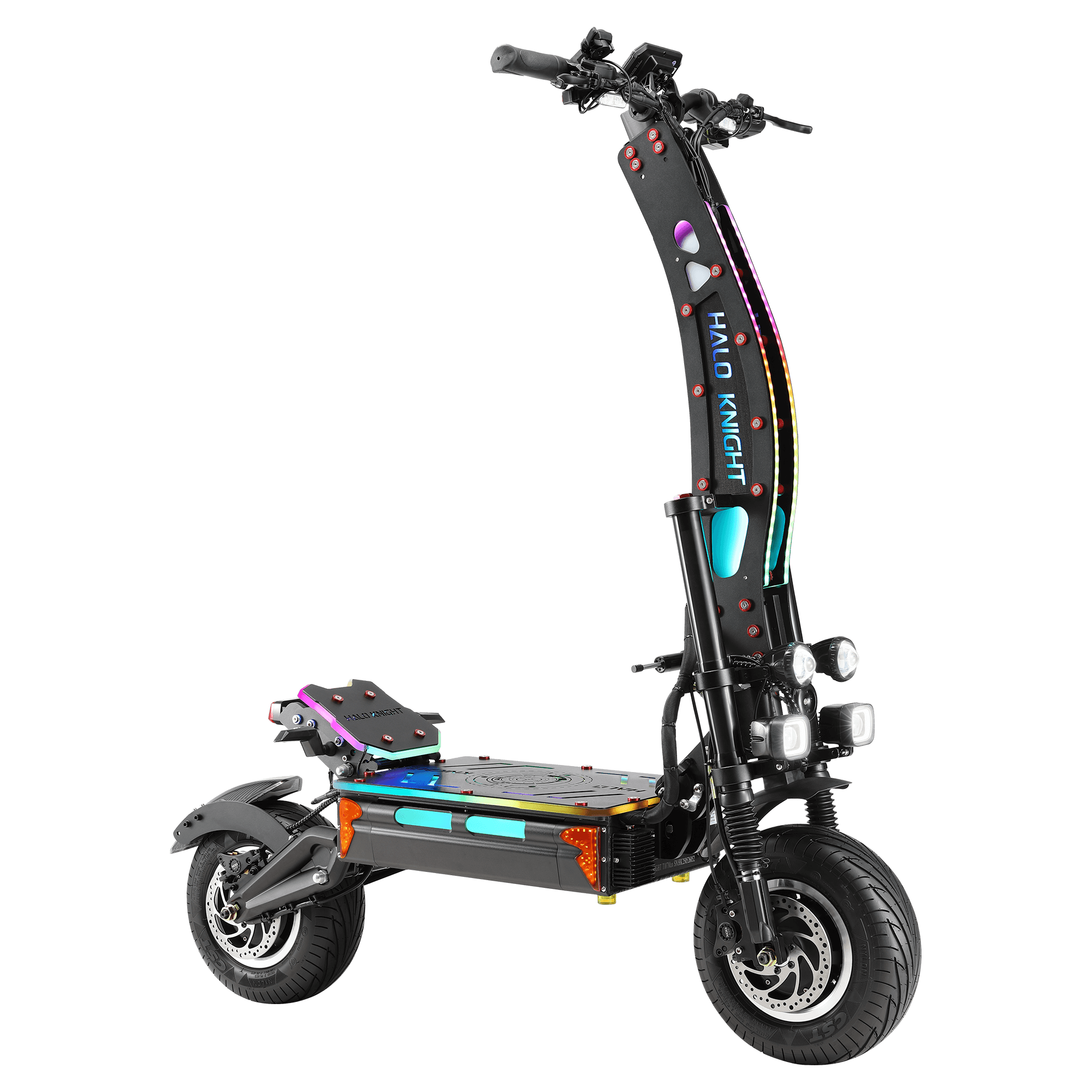 Halo Knight T107Max 72V 8000W 50AH Scooter eléctrico de motor dual