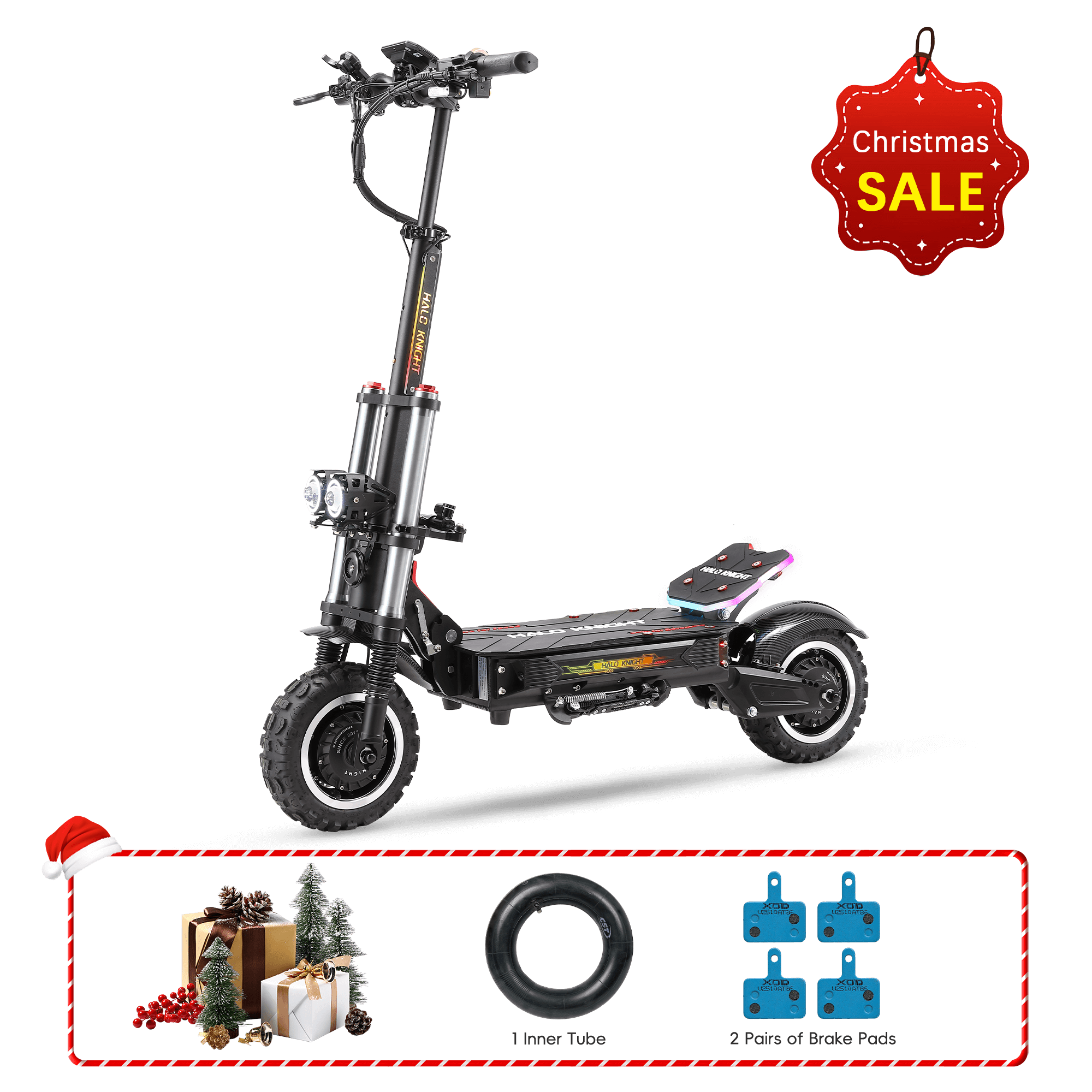 Monopattino elettrico a doppio motore HALO KNIGHT T107Pro 60V 6000W 38,4Ah