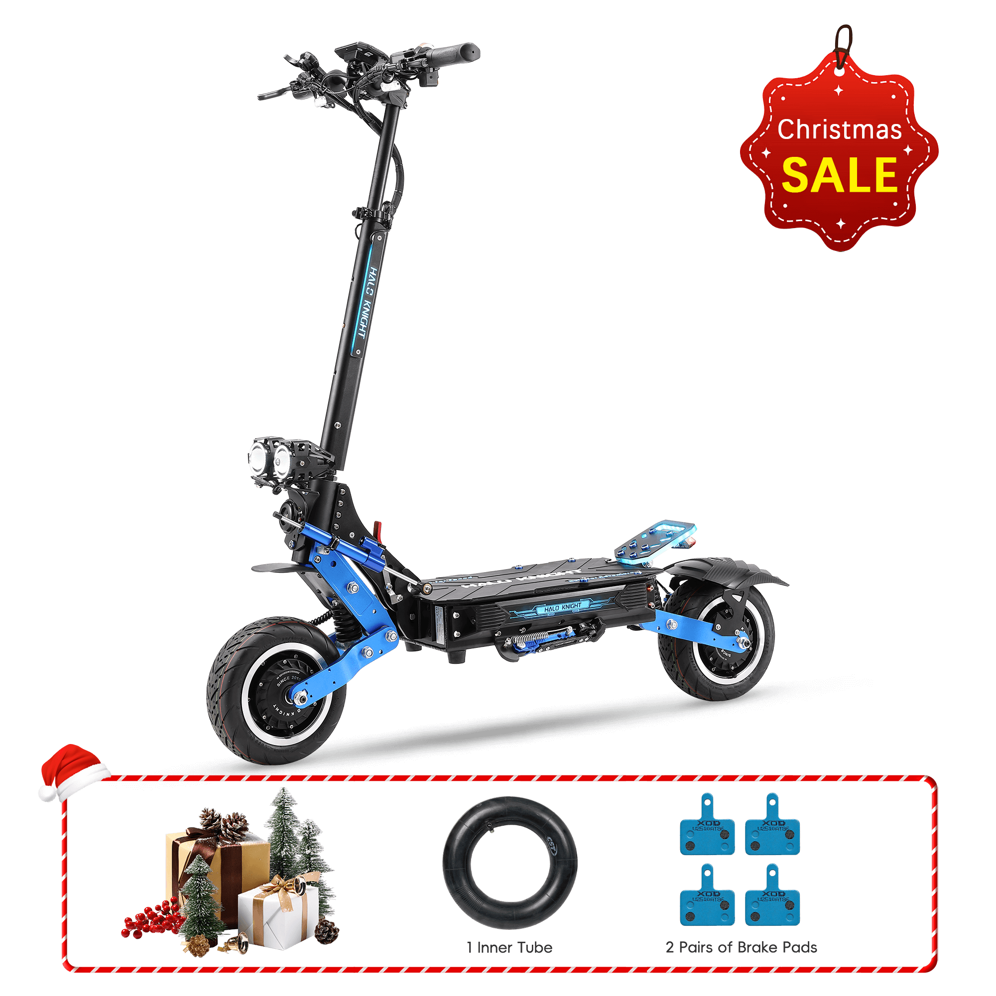 Monopattino elettrico a doppio motore HALO KNIGHT T108Pro 60V 6000W 38,4Ah