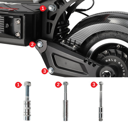 Screws for HALO KNIGHT T107Pro (2025+ Version) Rear Swing Arm & Upper Rear Shock