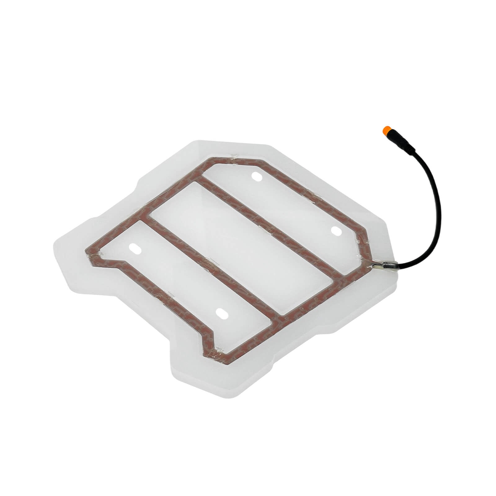 Acrylic Rear Footrest Plate with Light Strip for HALO KNIGHT T107Pro