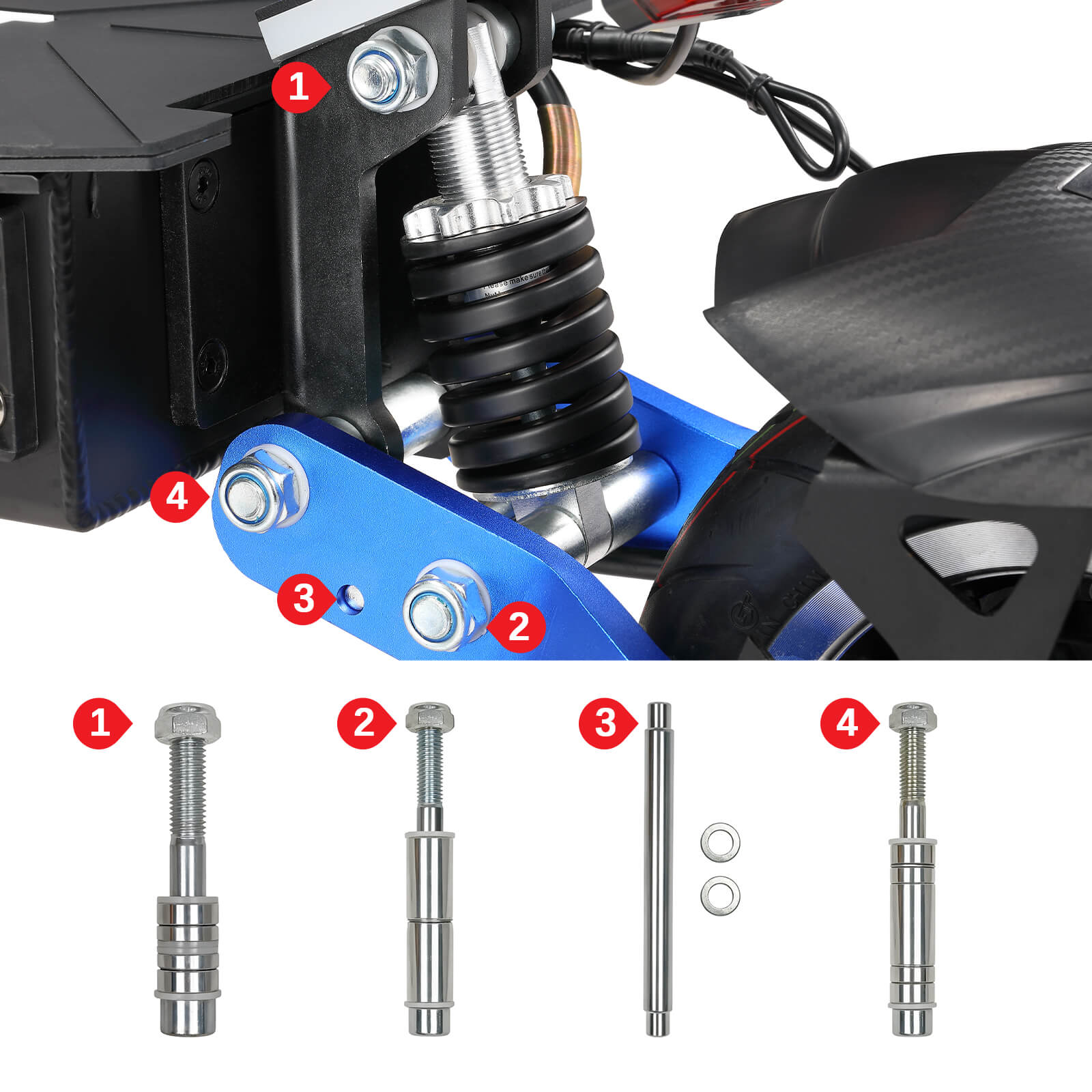 Screws for HALO KNIGHT T107Pro/ T108Pro Rear Swing Arm & Upper Rear Shock