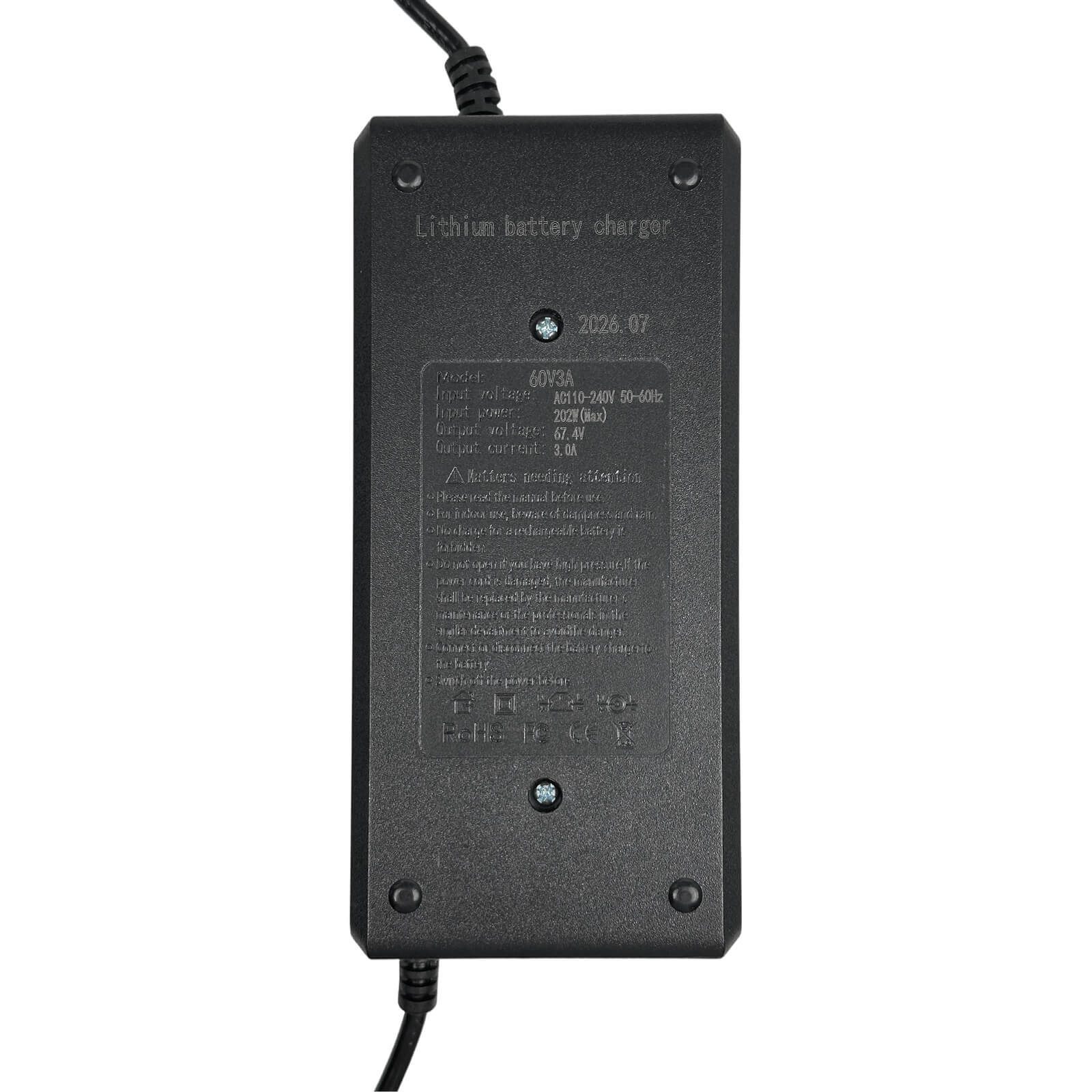 Cargadores de 60 V/72 V para HALO KNIGHT Scooters