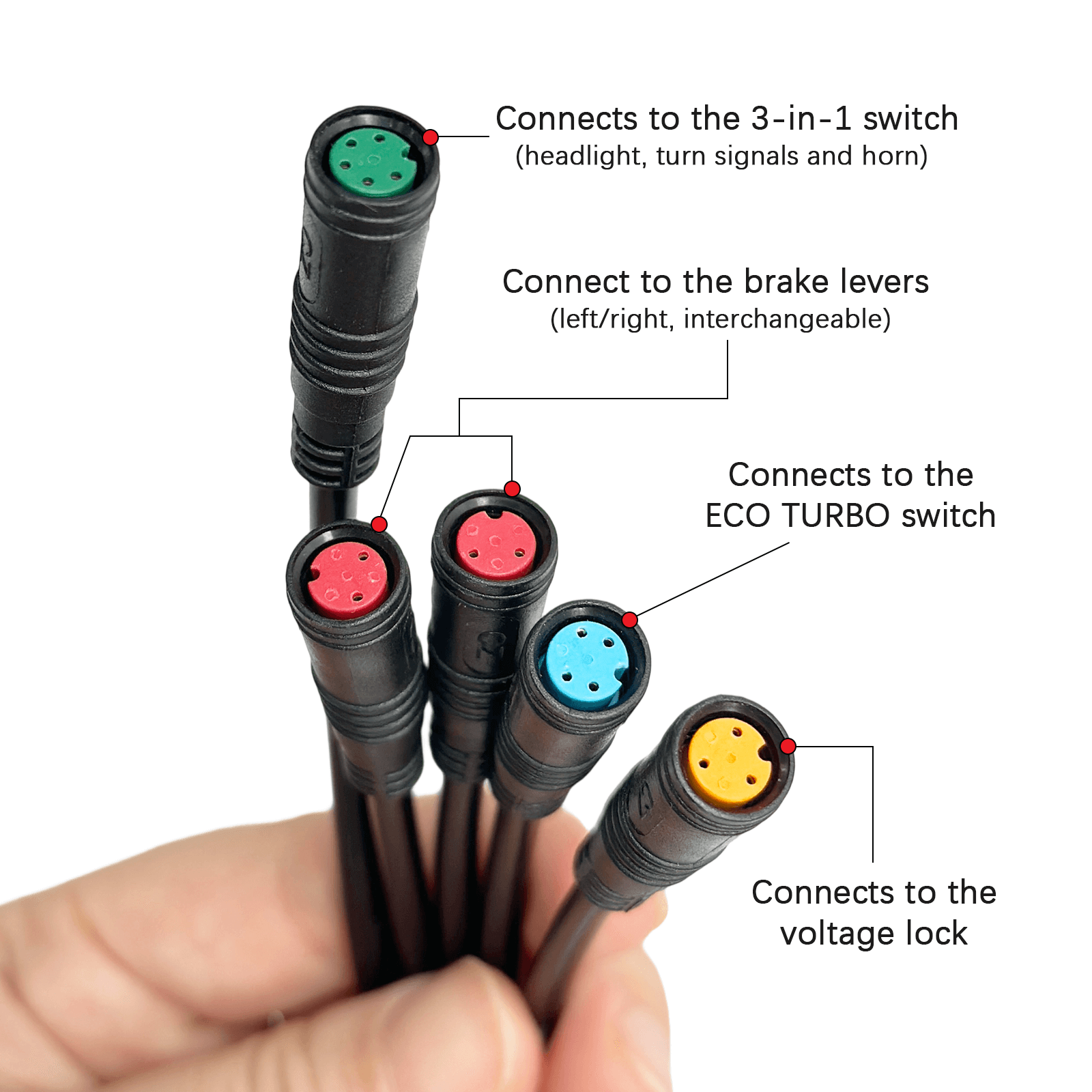 Main Wiring Harness (Main Cable) for T108/ T104/ T107Pro/ T108Pro
