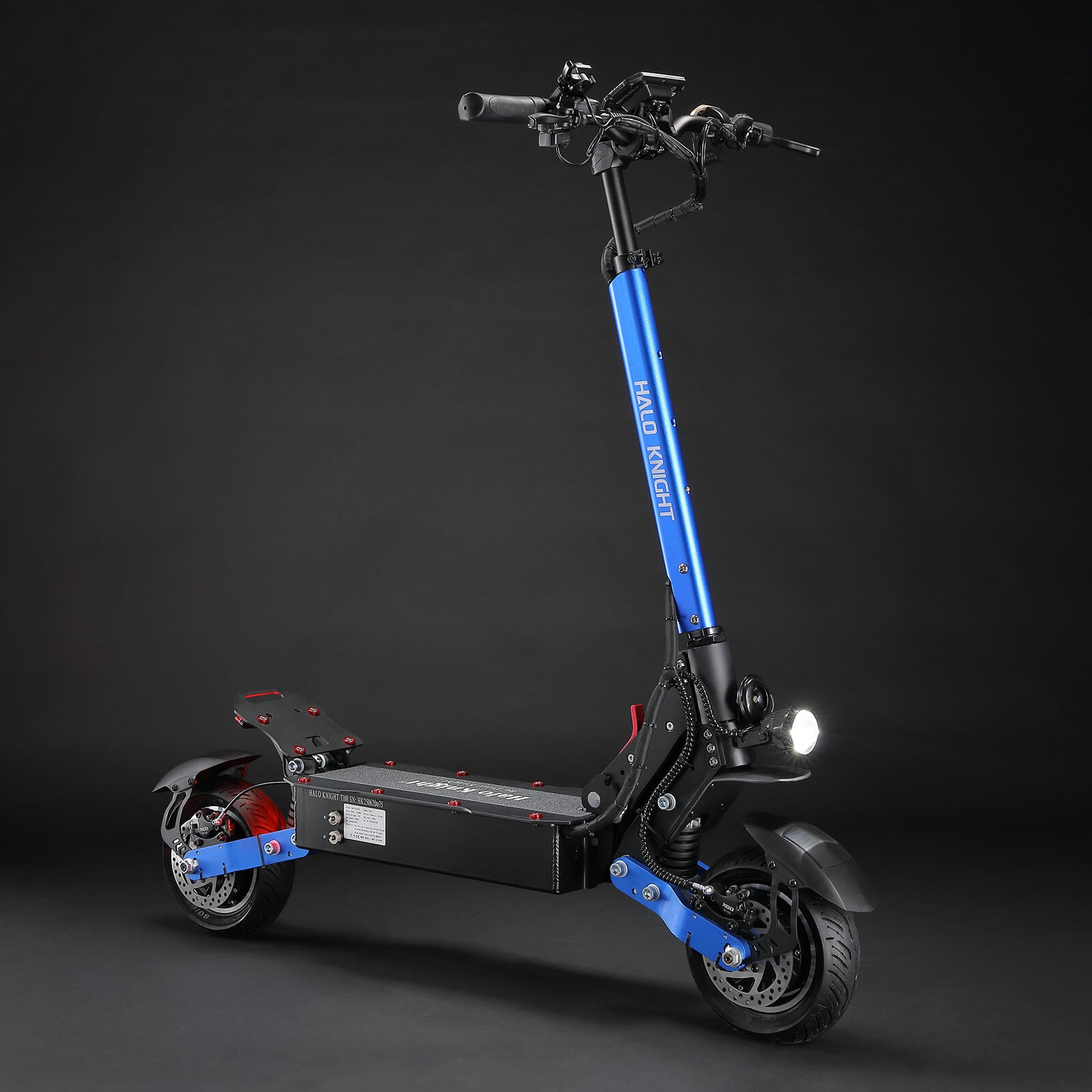 Presale Halo Knight T108 52V 2400W 28.8AH Scooter eléctrico de motor dual (versión mejorada)