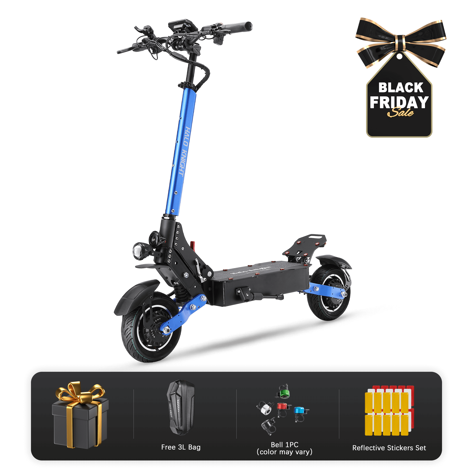 HALO KNIGHT T108 52V 2400W 28,8Ah skuter elektryczny z dwoma silnikami