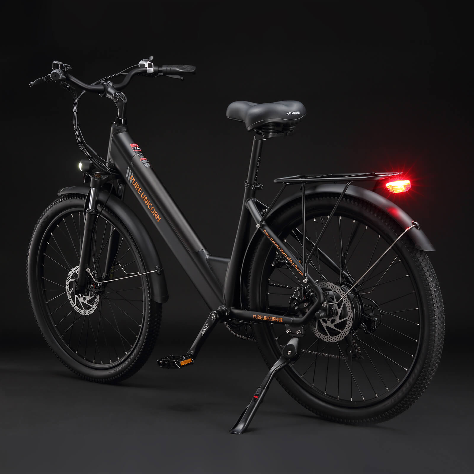 PURE UNICORN U2 48V 750W 12.8Ah Electric Bike - Limited Free Gifts