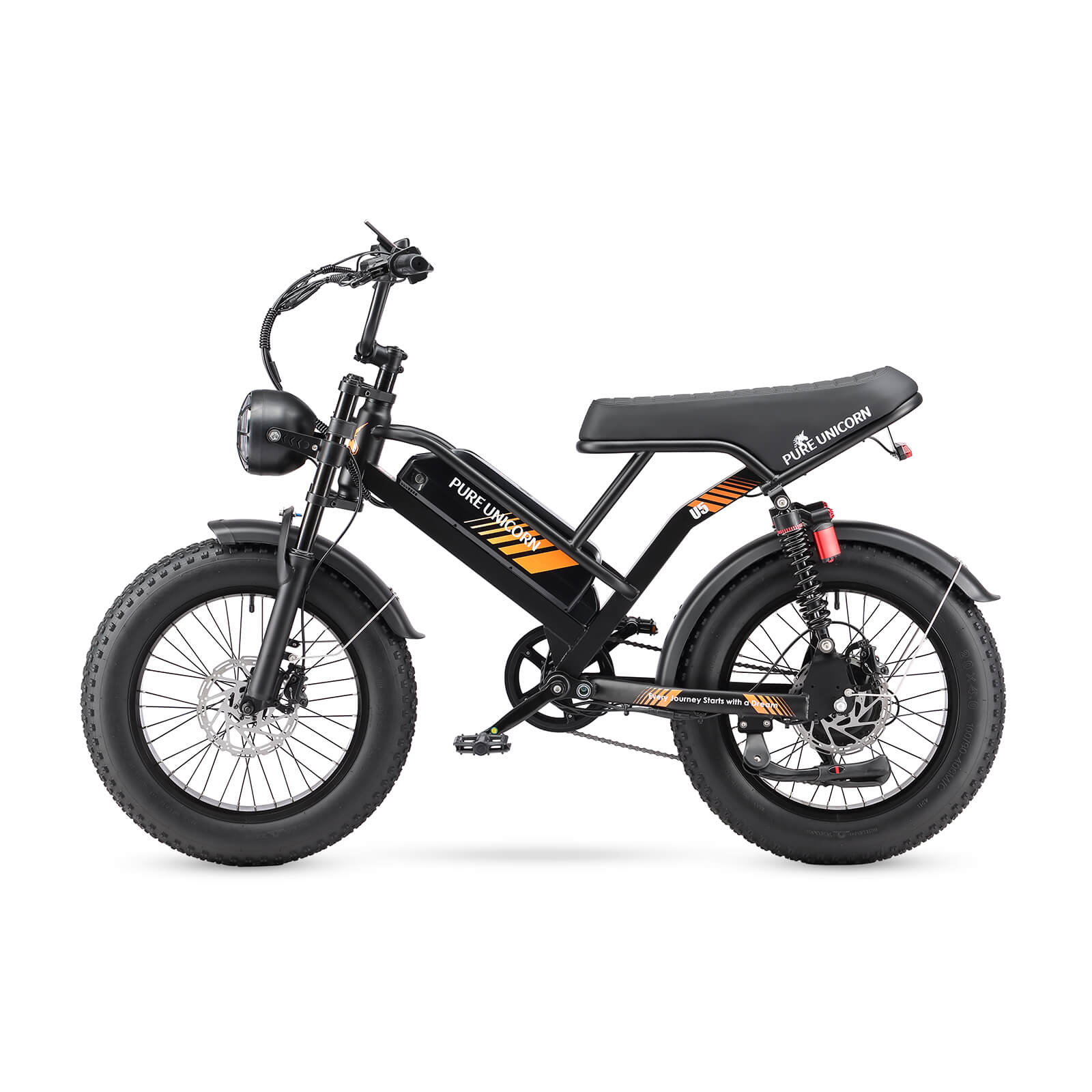 PURE UNICORN U5 Moped E-Bike 1000W 19.2Ah – Limited Free Gifts