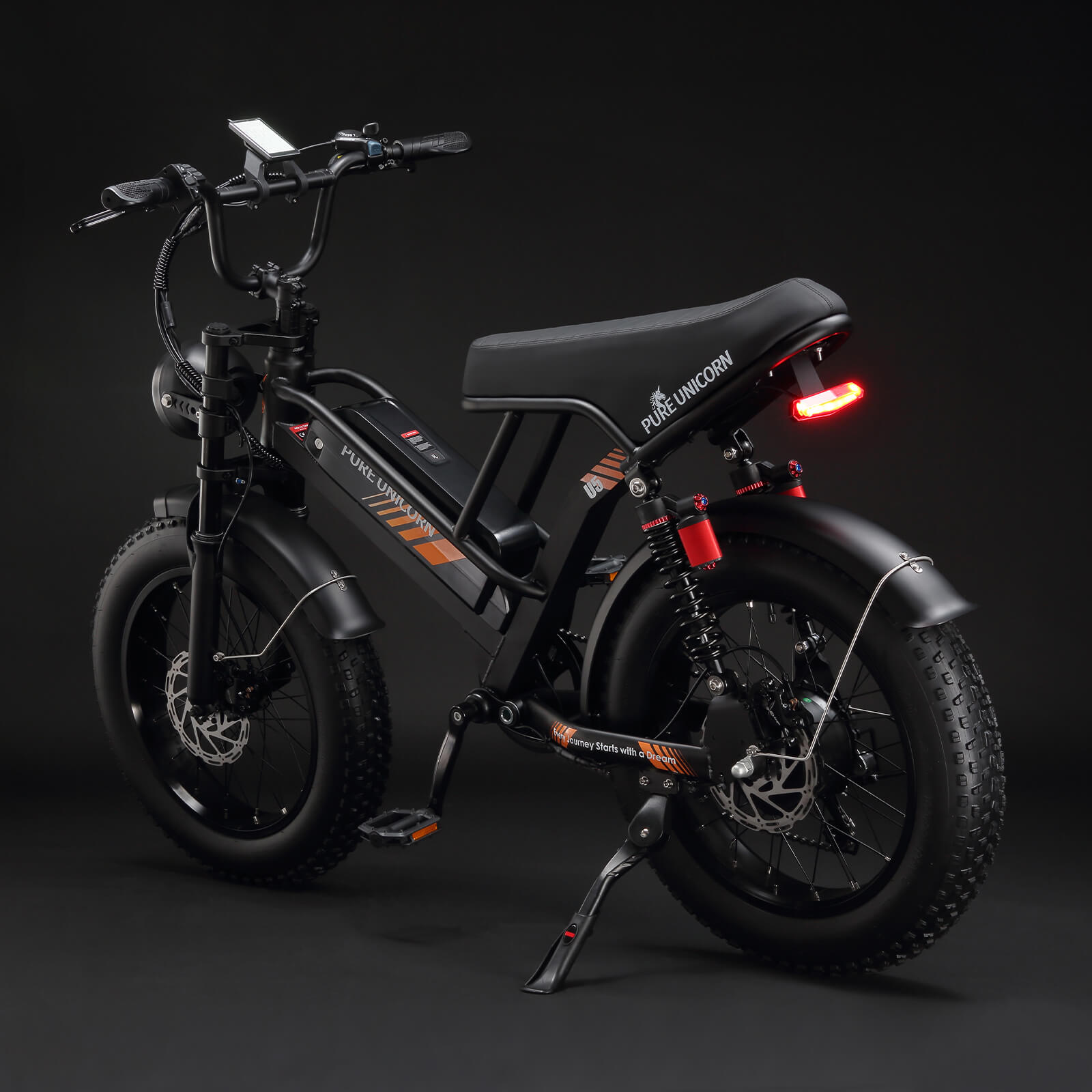 PURE UNICORN U5 Moped E-Bike 1000W 19.2Ah – Limited Free Gifts