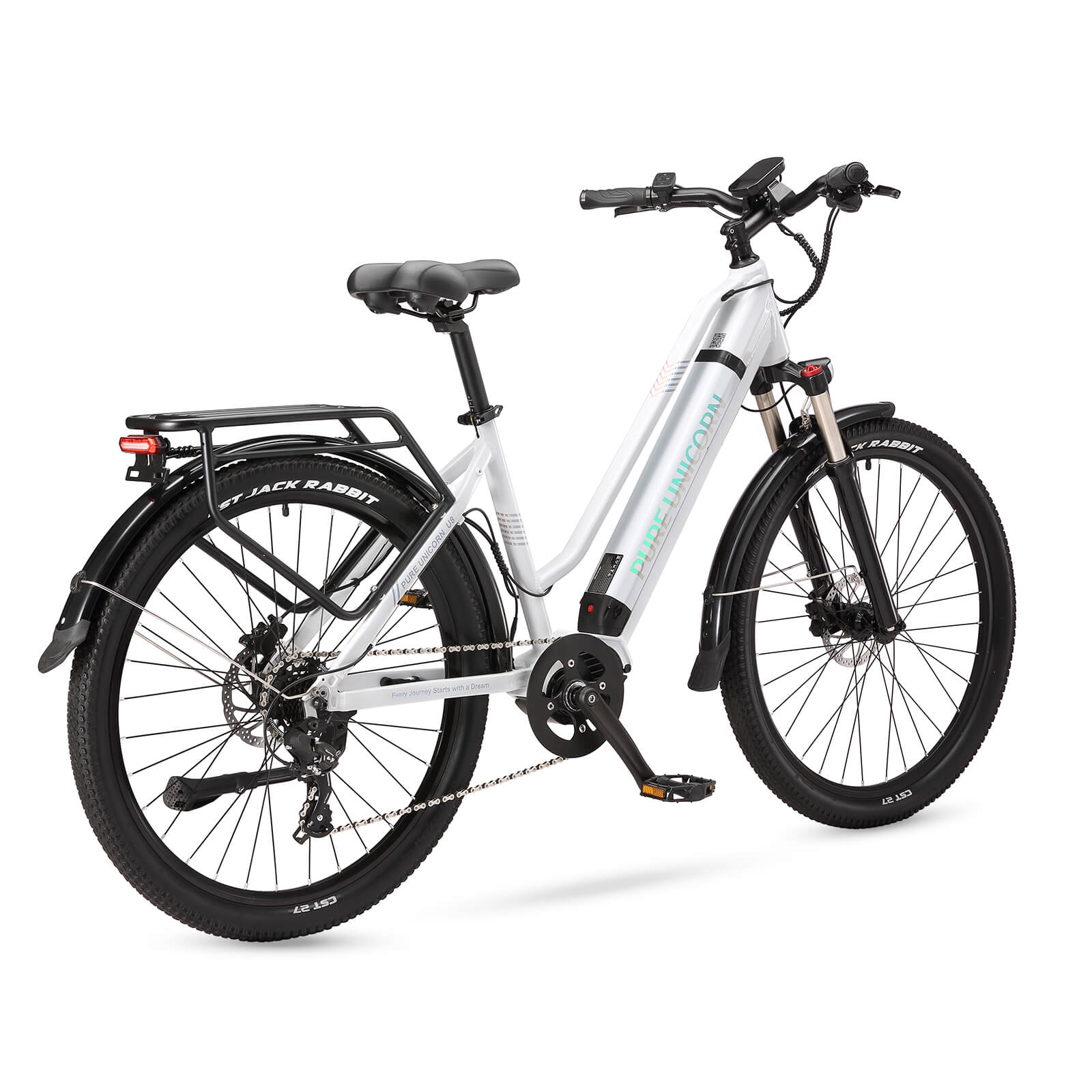 PURE UNICORN U8 48V 500W Mid-Drive Commuter E-Bike with Samsung Battery