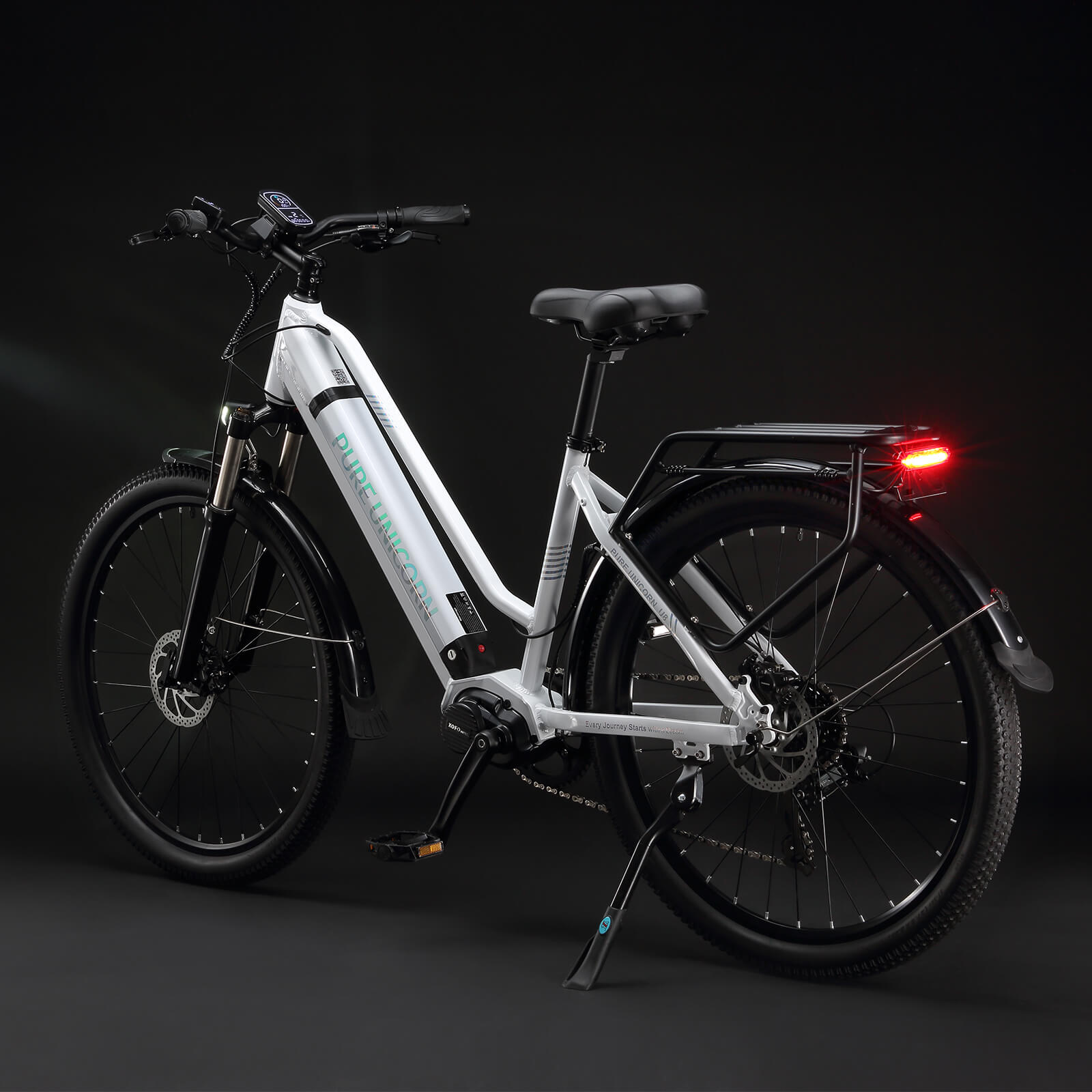 PURE UNICORN U8 48V 500W Mid-Drive Commuter E-Bike with Samsung Battery