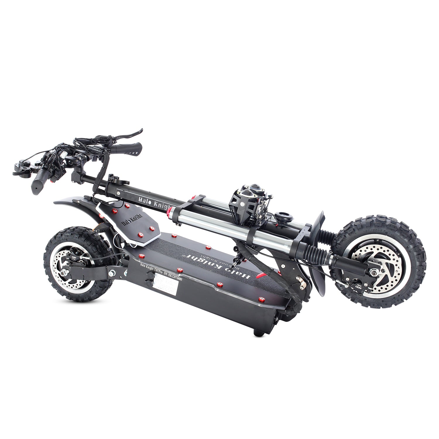 Halo Knight T107PRO 60V 6000W 38.4AH Scooter eléctrico de motor dual