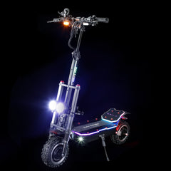 Halo Knight T107PRO 60V 6000W 38.4AH Scooter elétrico de motor duplo
